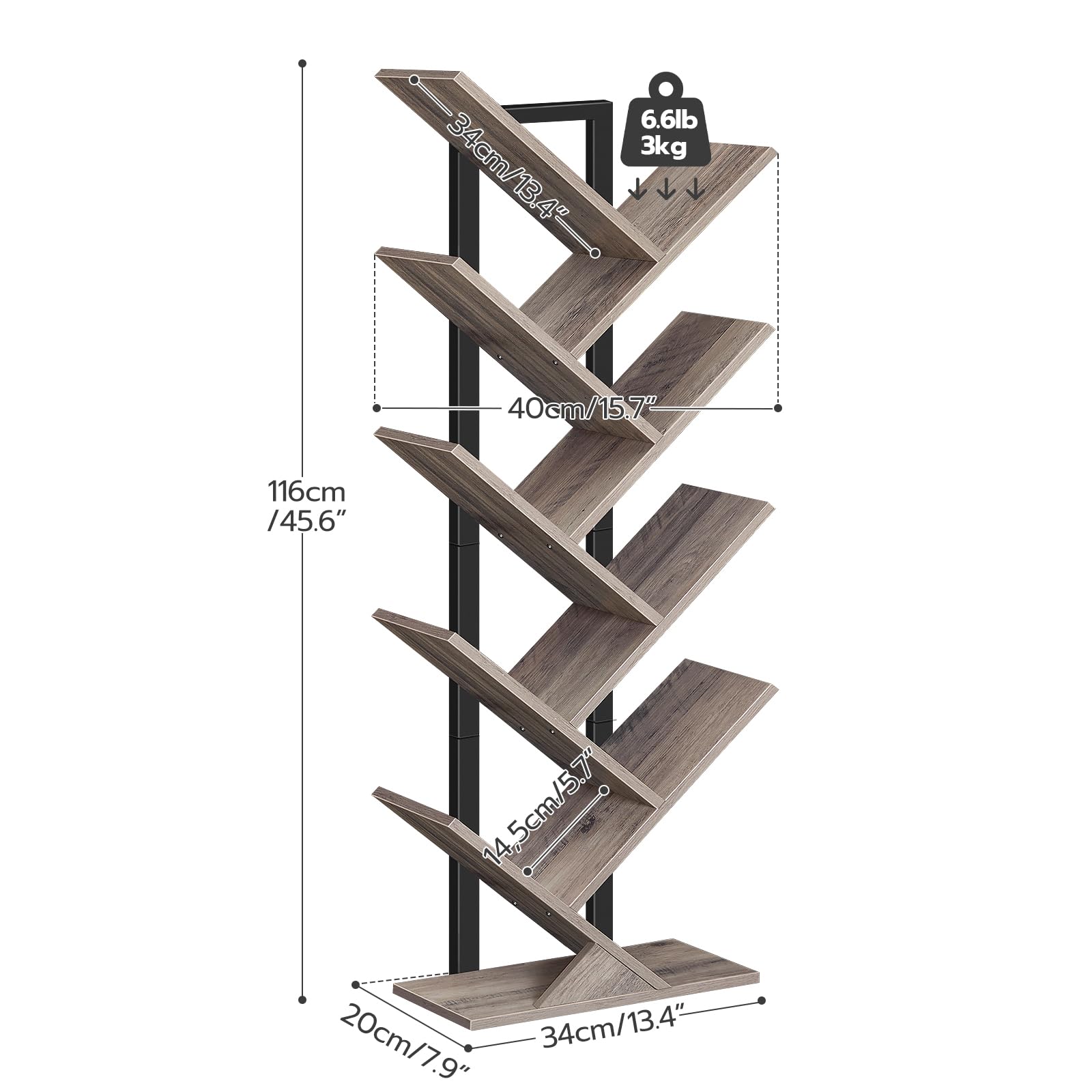 hoobro-bookshelves-biblioth-que-arbre-9-tag-res-gr-ge image 3