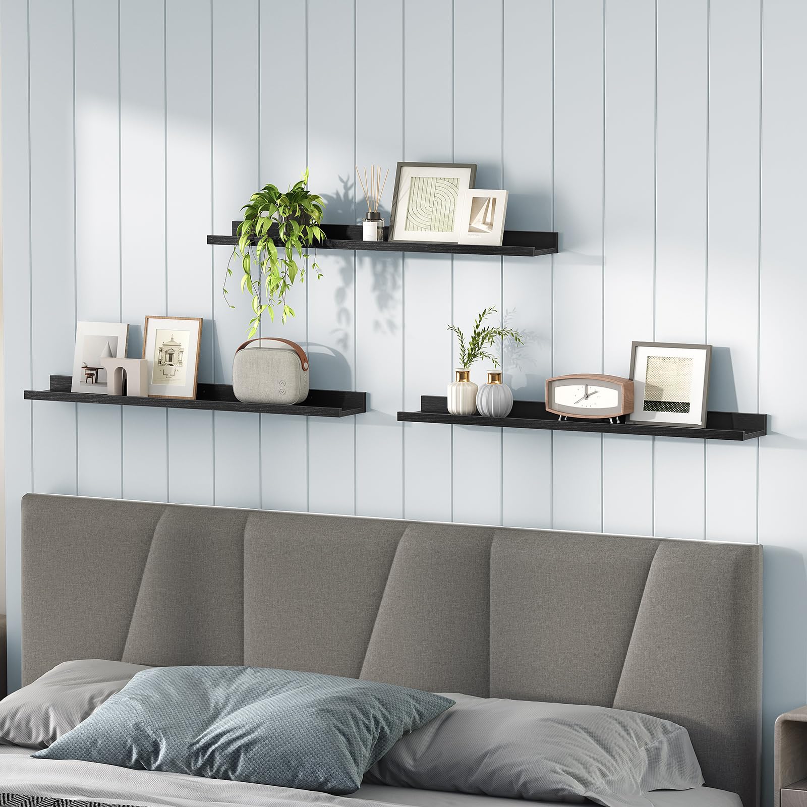 hoobro-tag-res-murales-flottantes-lot-de-3-noires-90-cm image 8