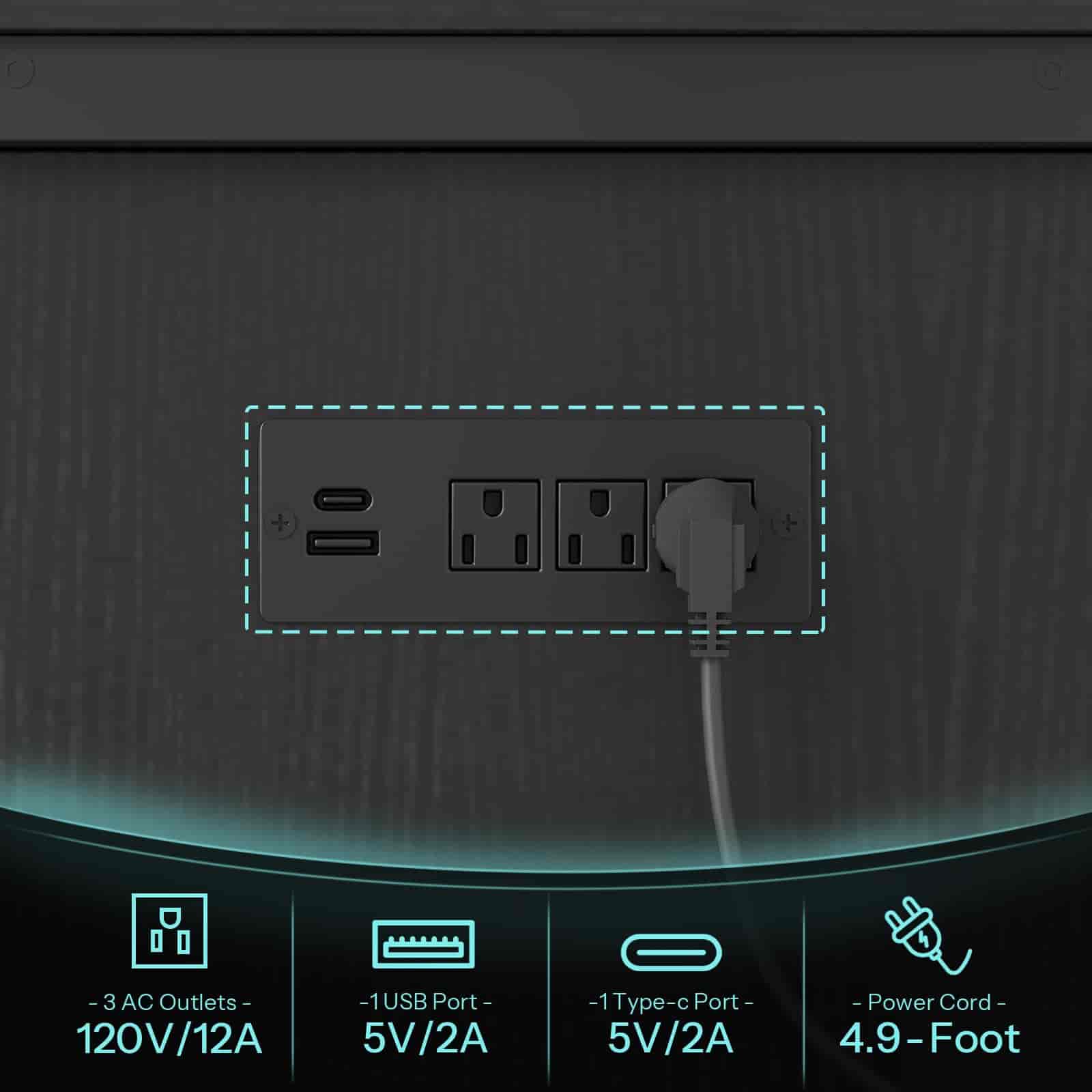 hoobro-meuble-aquarium-300l-noir-650lb-prise-usb-charge image 8