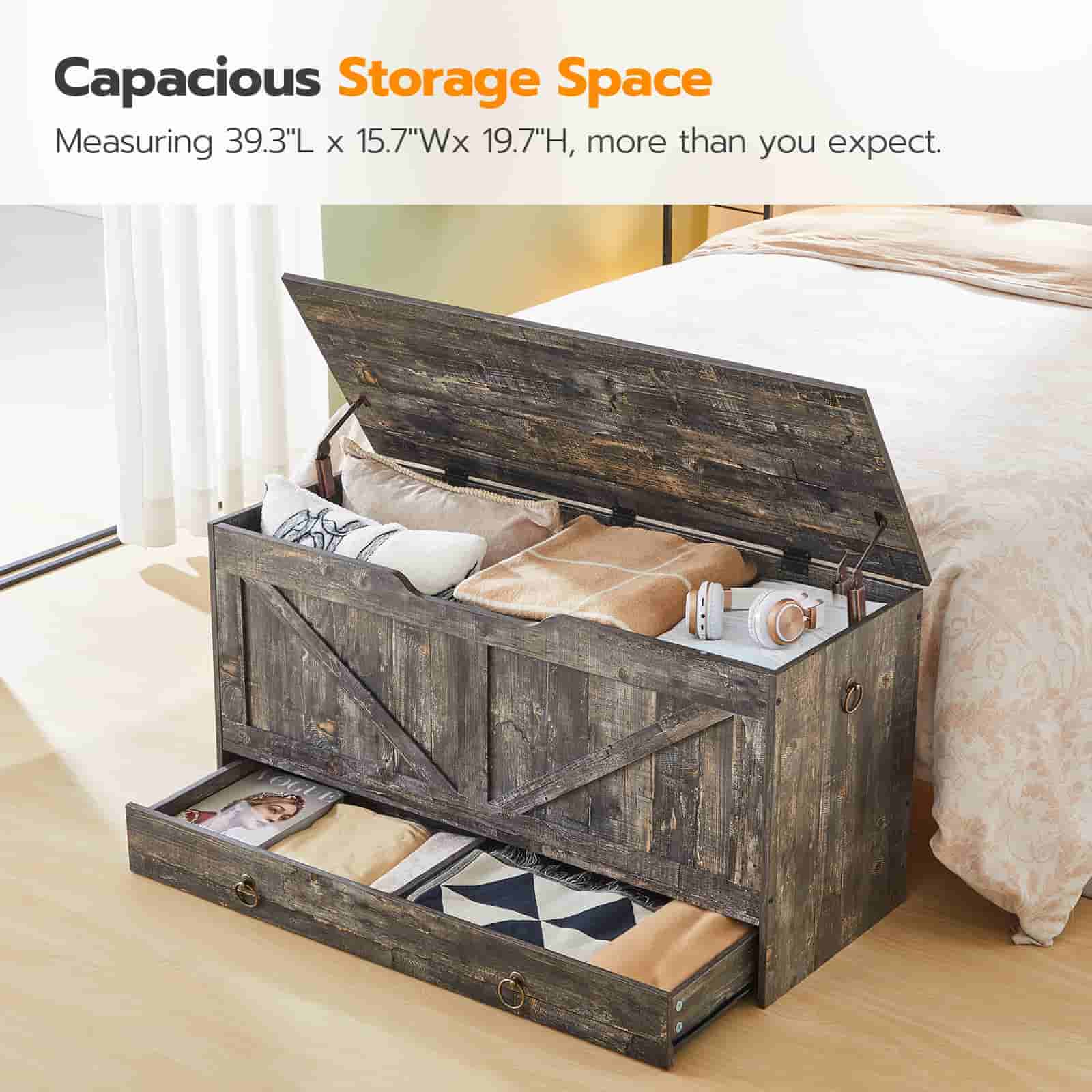 hoobro-banc-coffre-bois-jouets-gris-grand-mod-le image 6