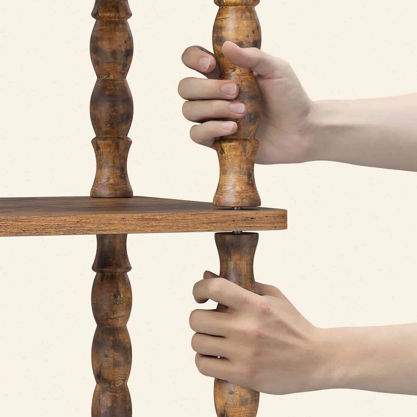 hoobro-side-tables-table-d-appoint-marron-3-niveaux-charge-sans-fil image 7