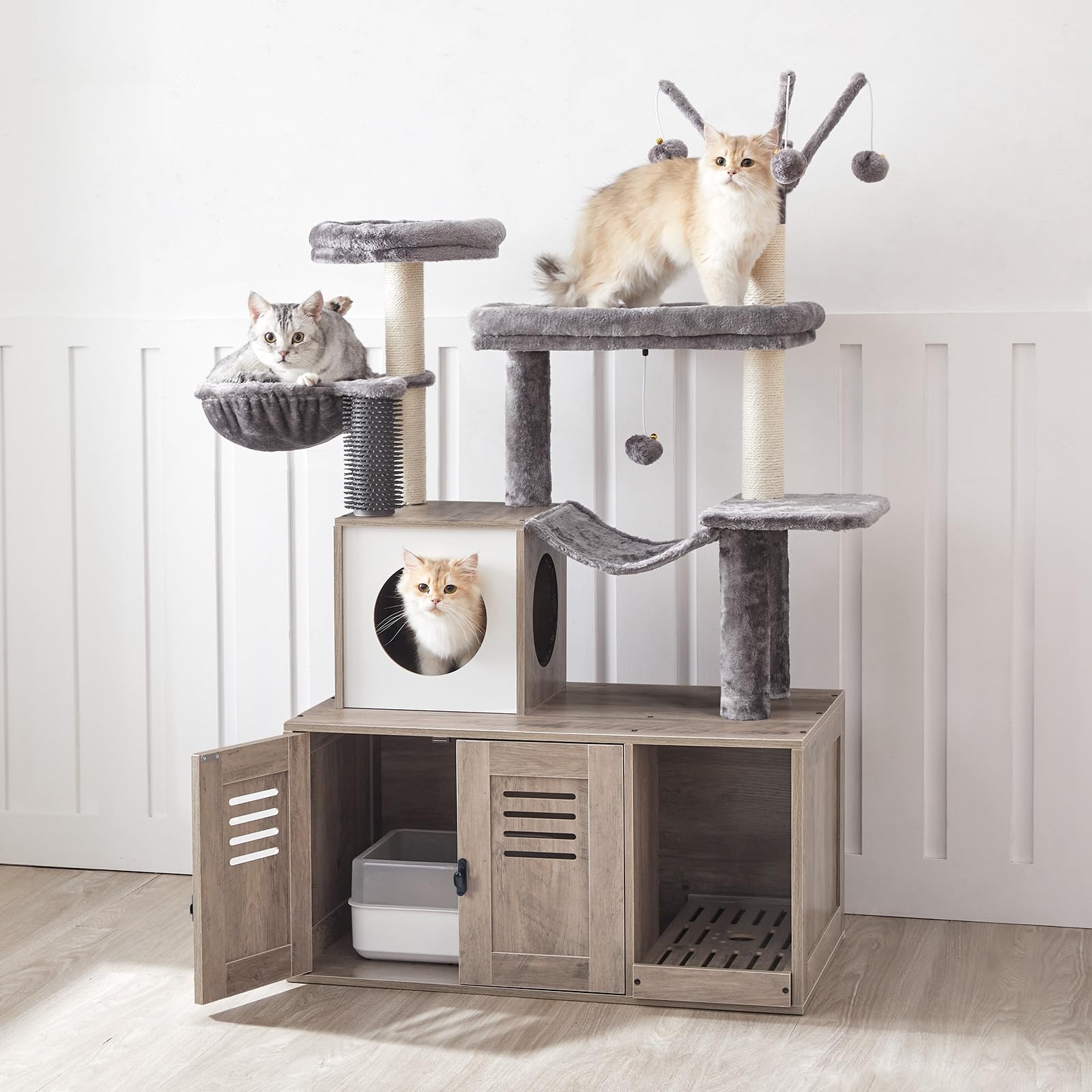 hoobro-pet-furniture-arbre-chat-gr-ge-liti-re-hamacs-sisal image 2