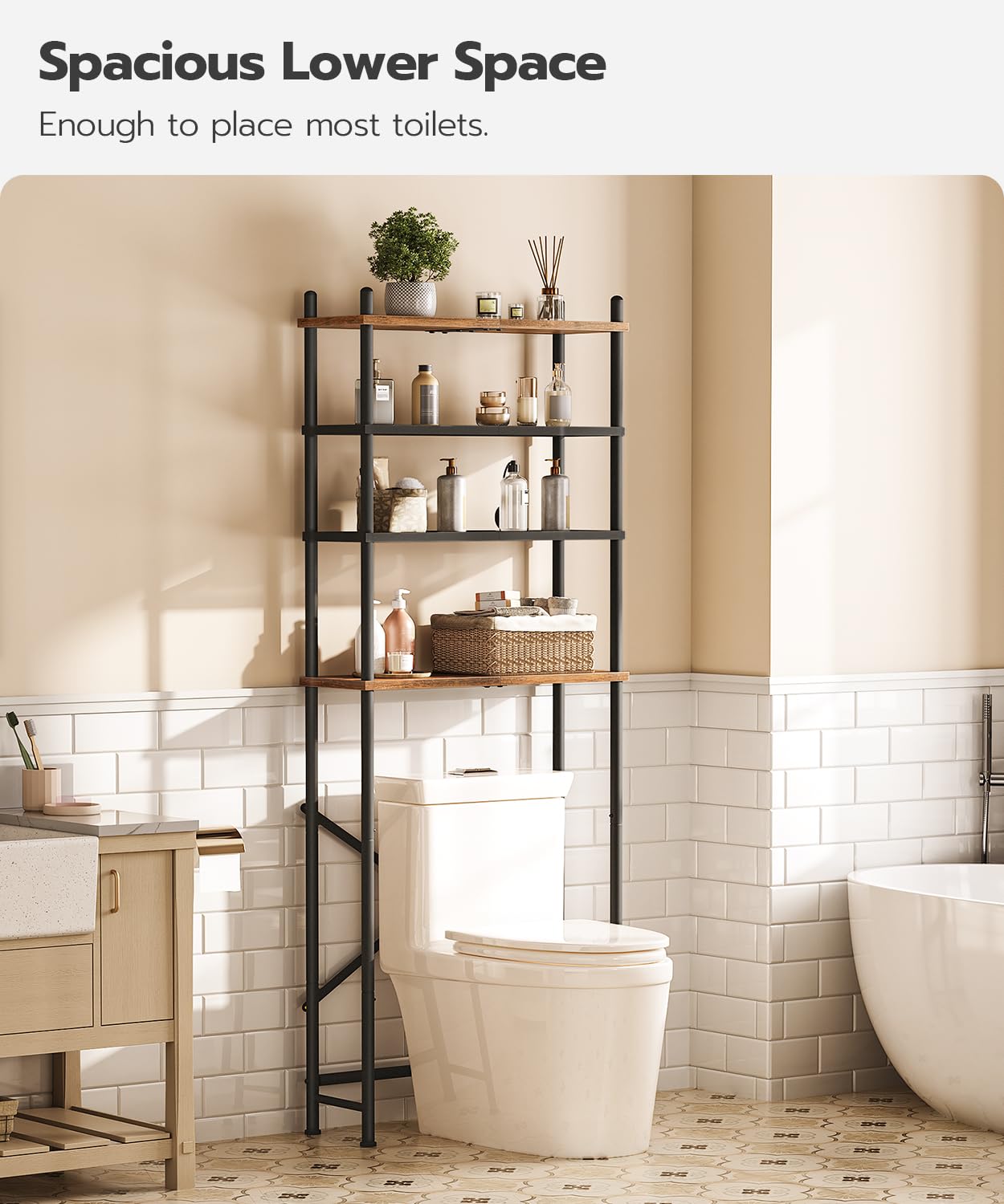 hoobro-bathroom-furniture-meuble-wc-marron-4-tag-res-pieds-r-glables image 6