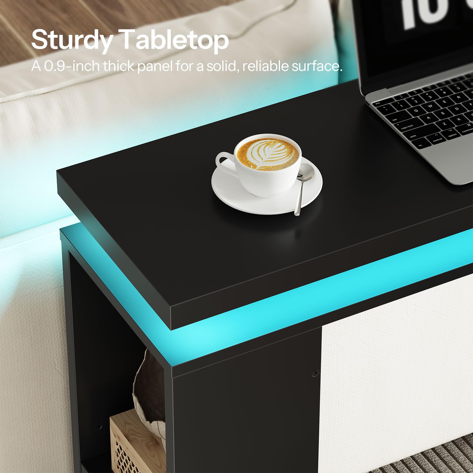 hoobro-console-table-120-cm-console-noire-led image 8