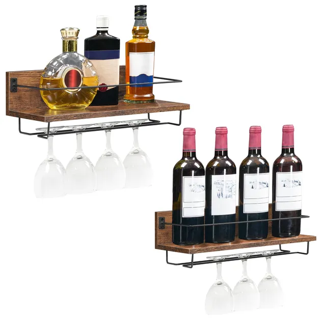 hoobro-beverage-counters-casier-vin-mural-marron-lot-2 image 1