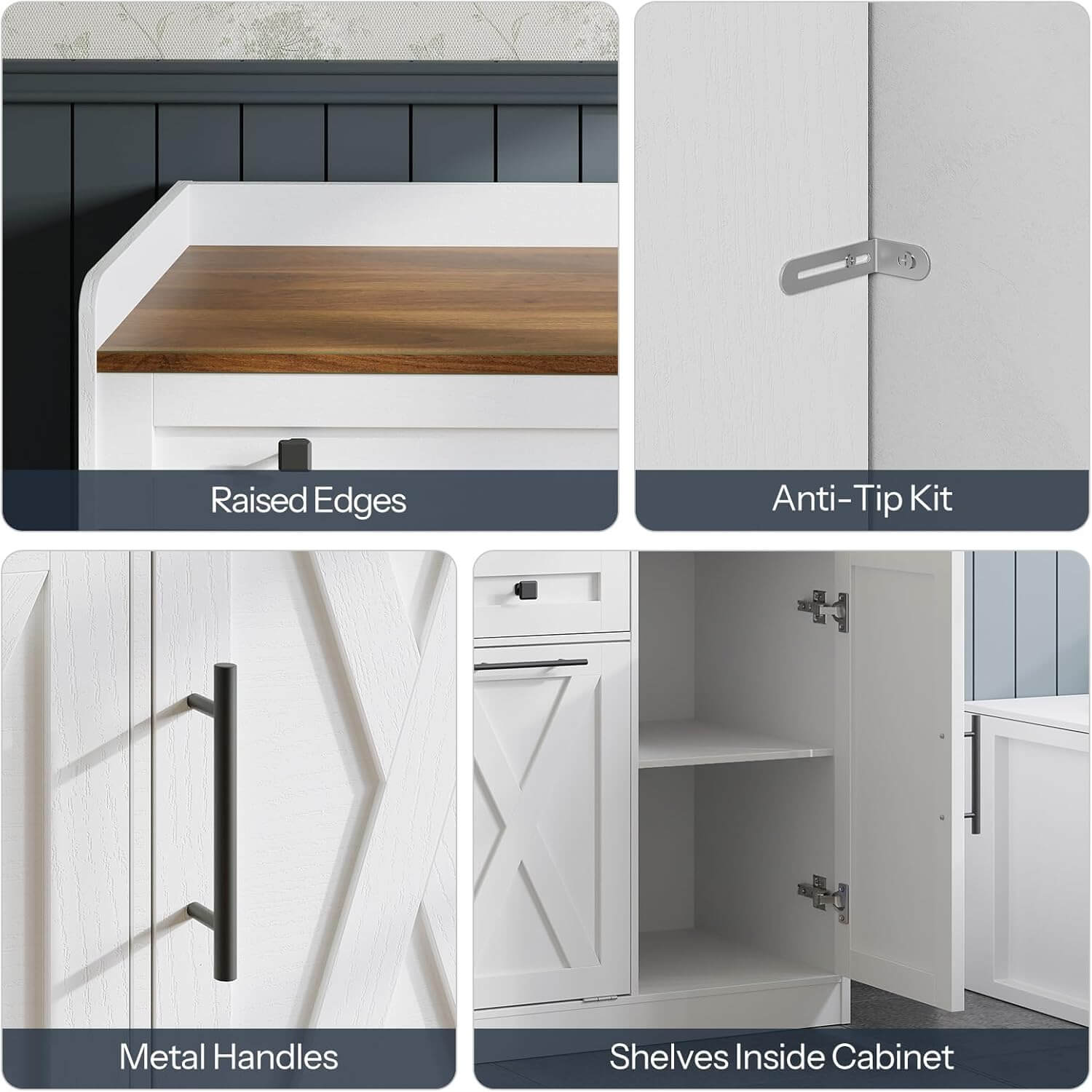 hoobro-double-panier-linge-blanc-meuble-buanderie-2-bacs image 7
