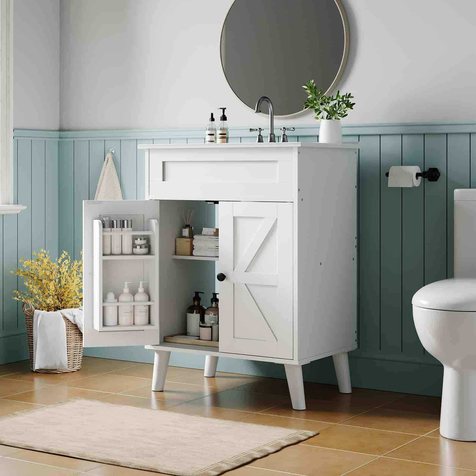 hoobro-bathroom-furniture-meuble-vasque-blanc-c-ramique-61-cm image 7