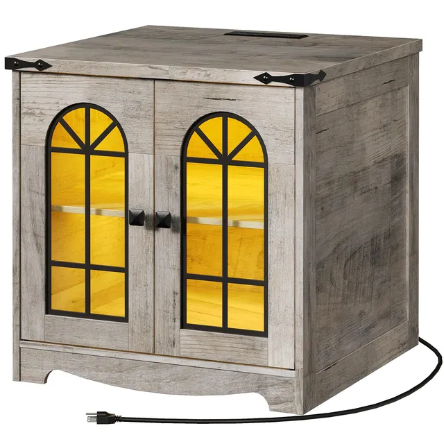 hoobro-side-tables-table-d-appoint-60-cm-led-prise-gr-ge image 1