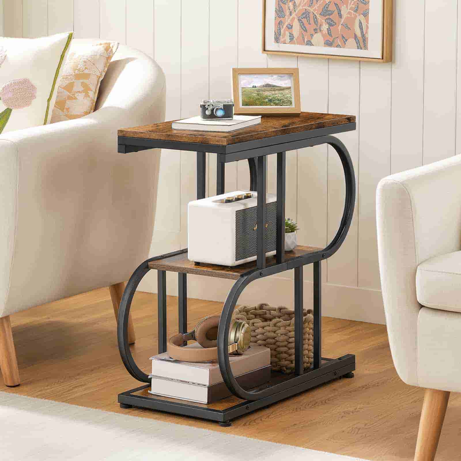 hoobro-side-tables-bout-de-canap-en-s-marron-3-tag-res image 5