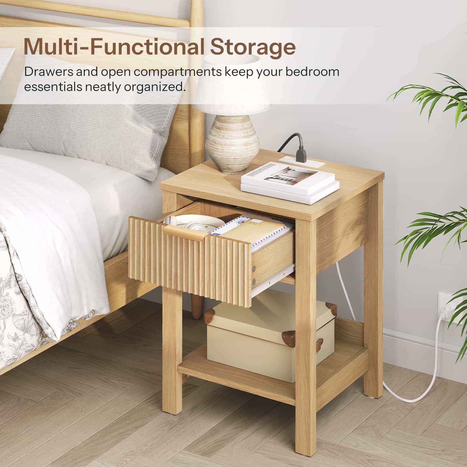 hoobro-table-de-chevet-bois-naturel-cannel-e-prise-usb-c image 8