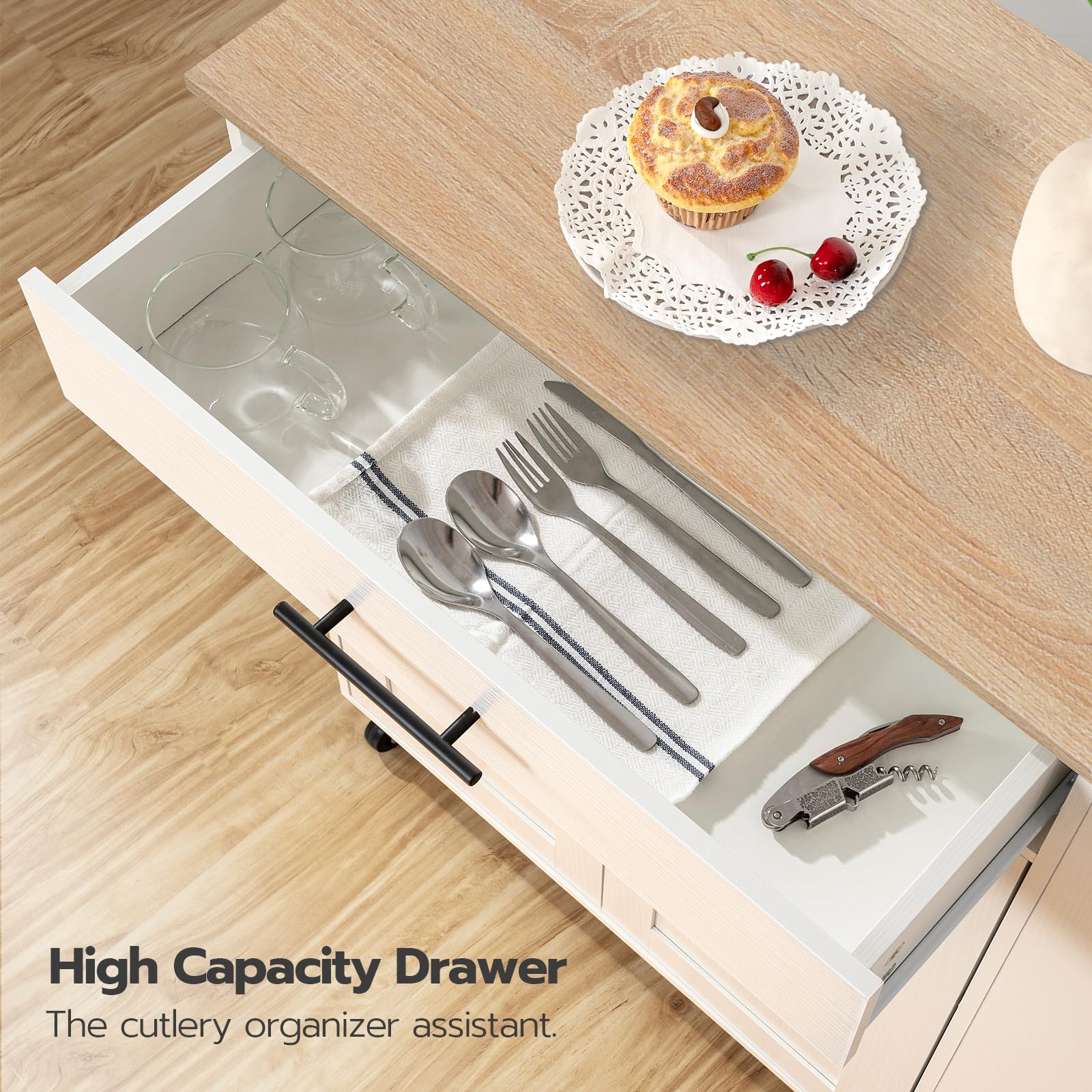 hoobro-kitchen-furniture-lot-cuisine-blanc-avec-prise image 6