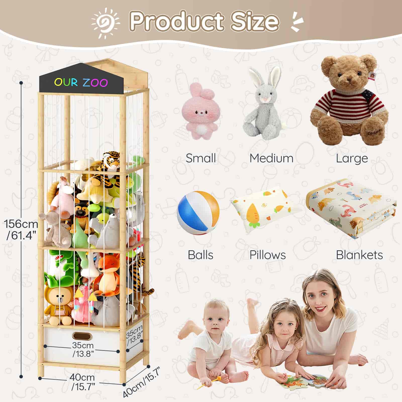 hoobro-kid-s-furniture-rangement-peluches-bambou-naturel image 3