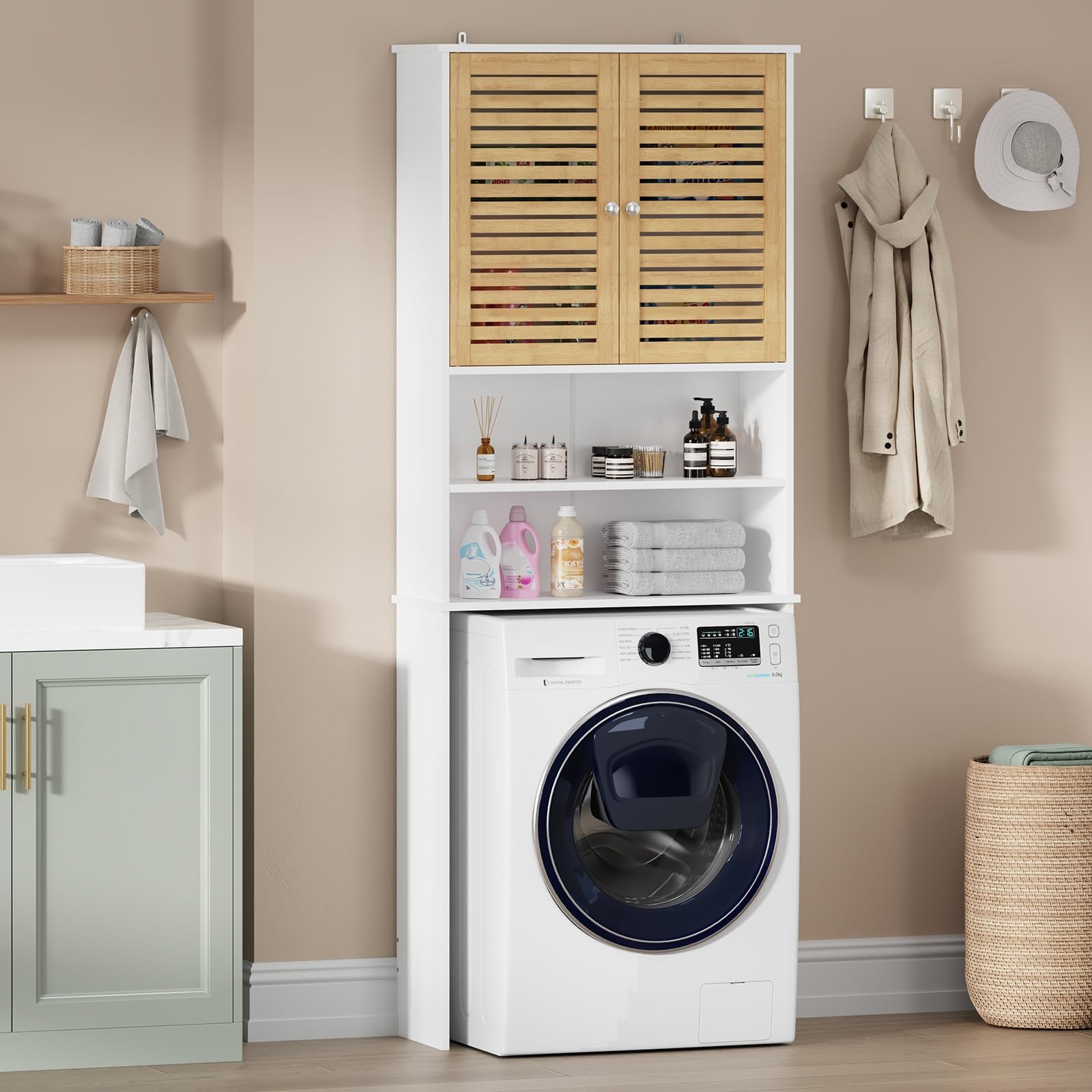 forabamb-meuble-wc-machine-laver-65-cm-bambou image 7