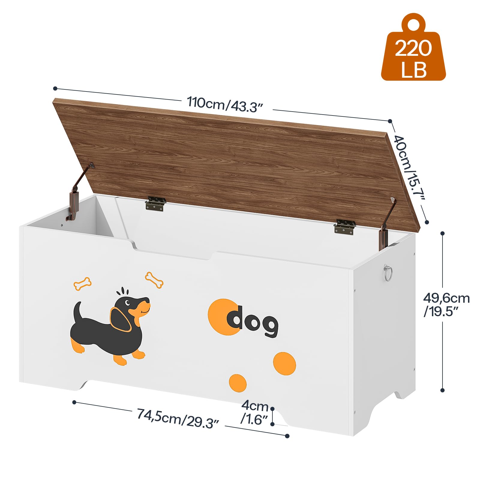 hoobro-storage-benches-banc-coffre-blanc-110-cm image 3