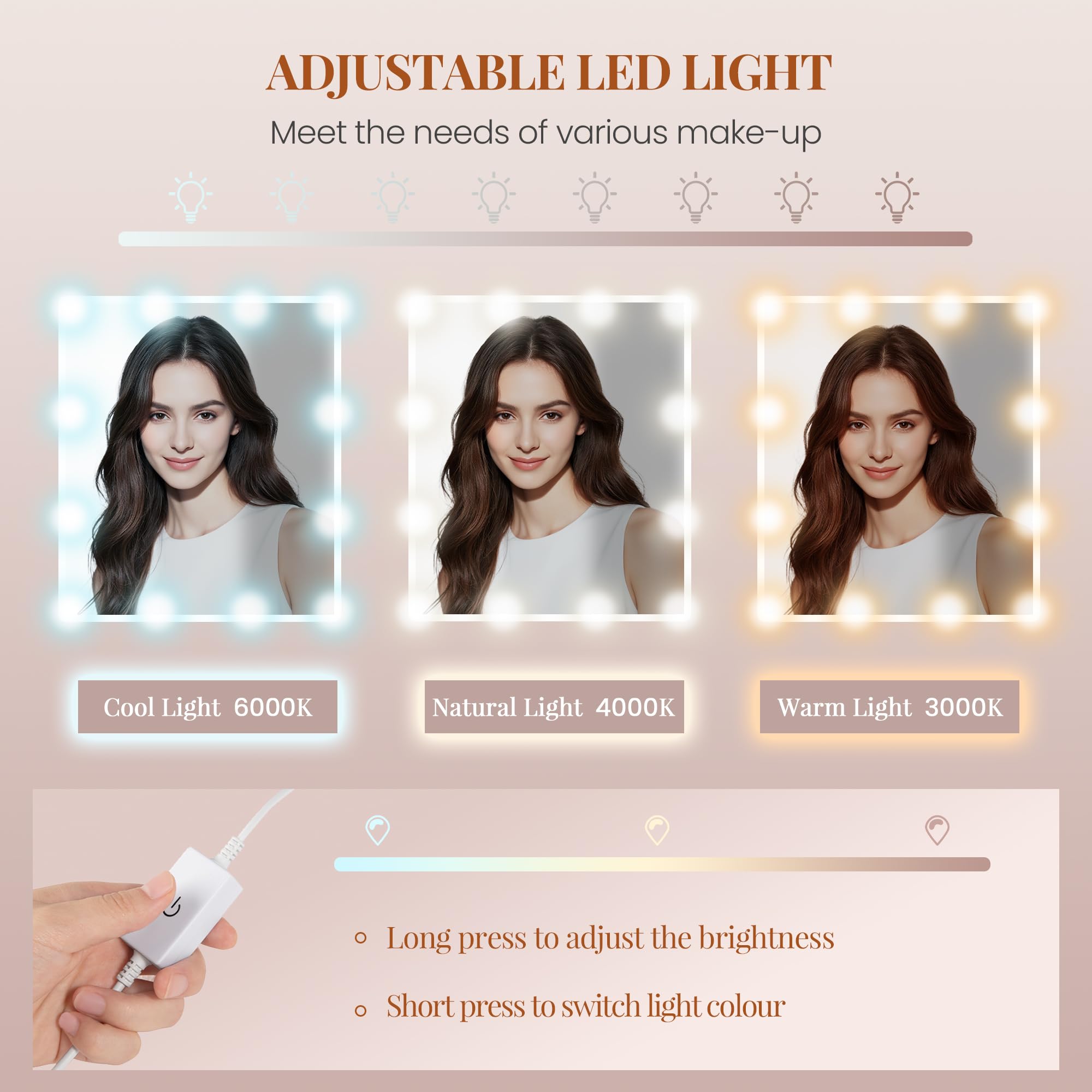 hexcelen-coiffeuse-miroir-led-blanc-40x108x140-cm-3-tiroirs image 5