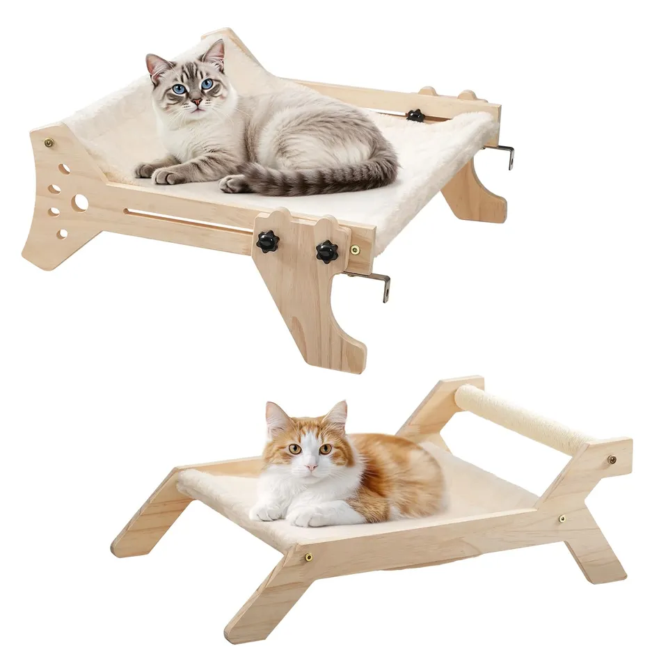 hoobro-hamac-de-fen-tre-chat-lit-chat-naturel-lot-de-2 image 1