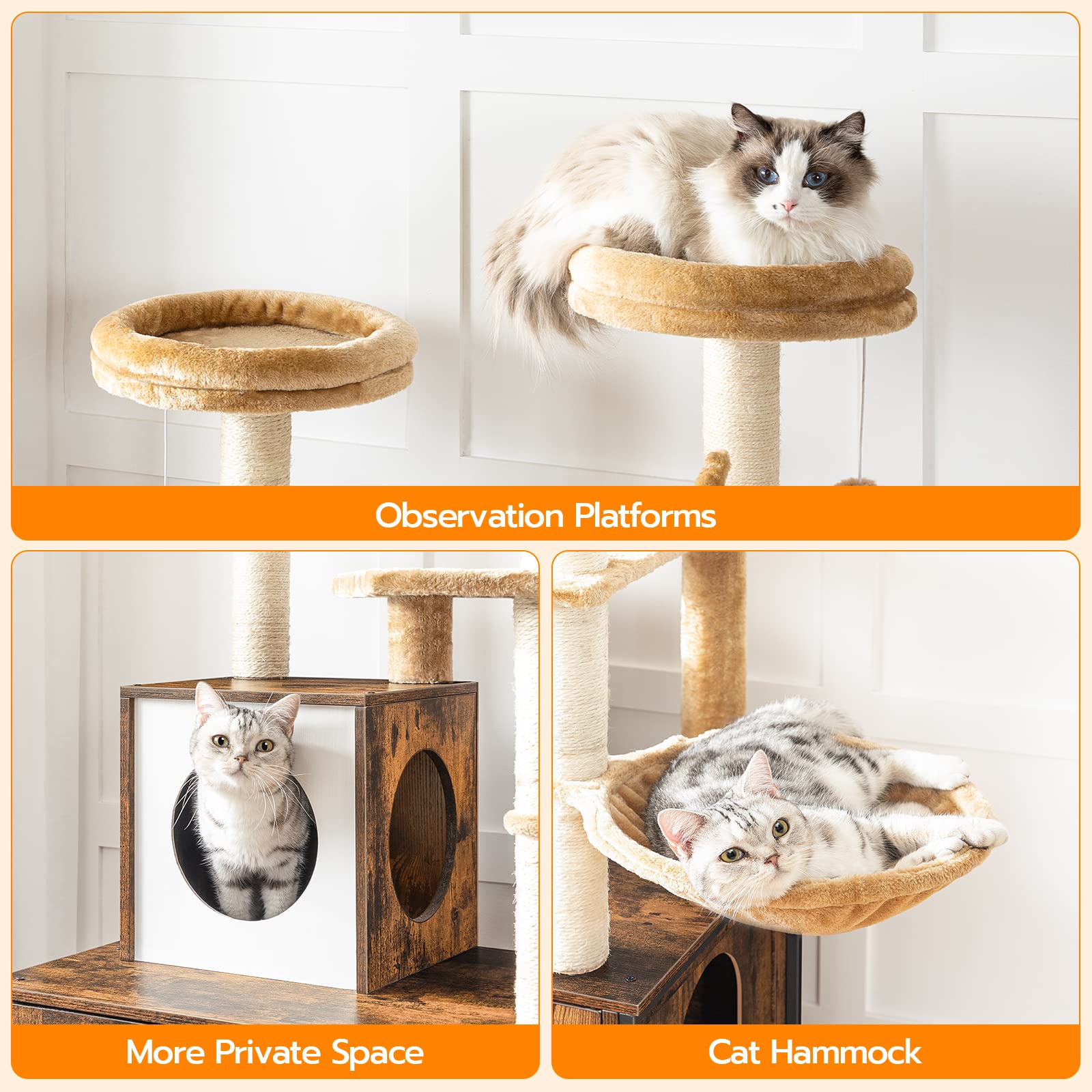 hoobro-arbre-chat-bois-marron-cache-liti-re image 5