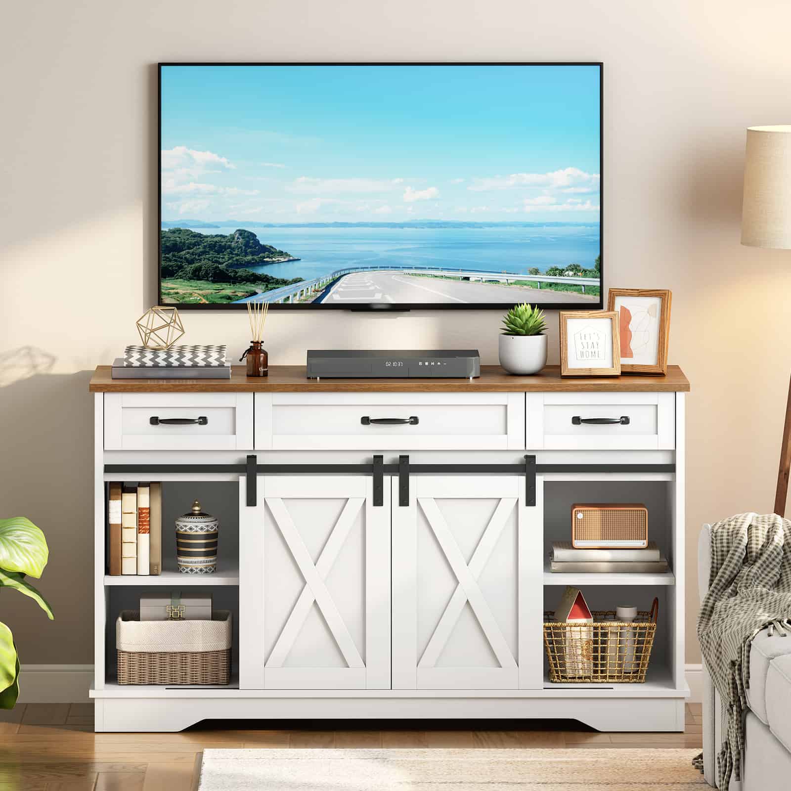 hoobro-dining-room-furniture-buffet-blanc-140-cm-bar-caf image 4