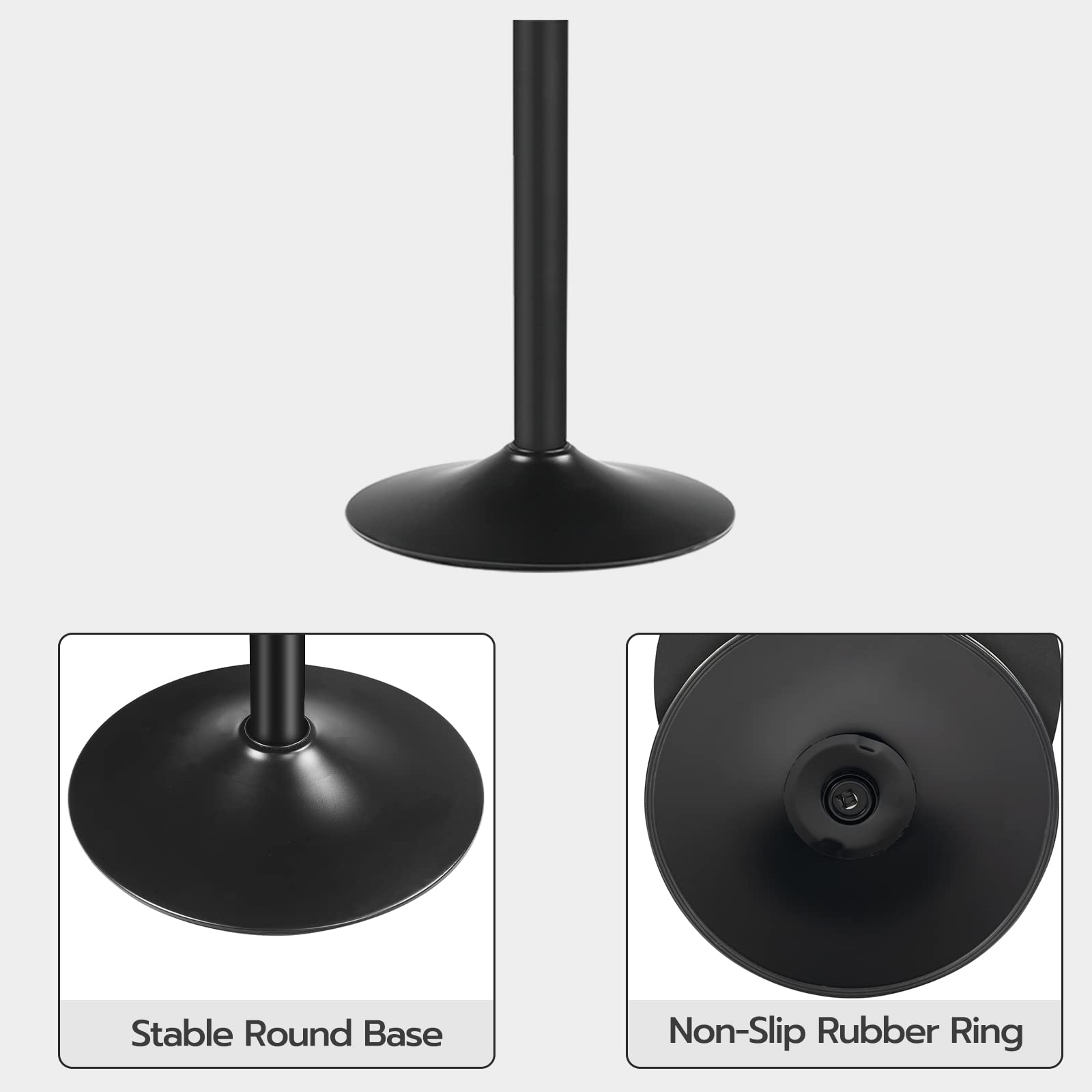 hoobro-beverage-counters-table-bar-ronde-noire-r-glable image 6
