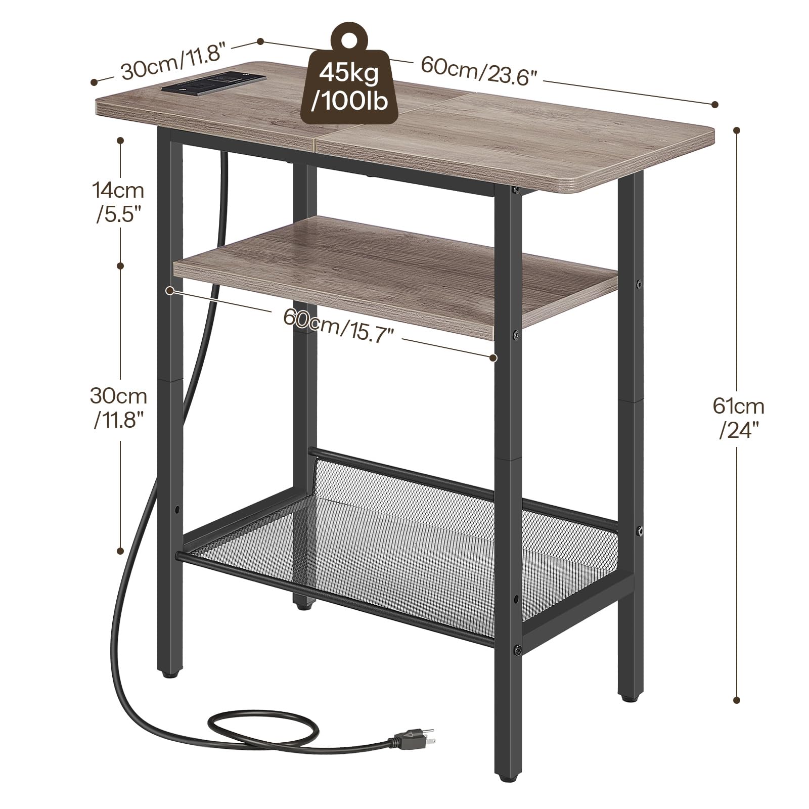 hoobro-bg366ubz01-table-d-appoint-prise-greige image 3