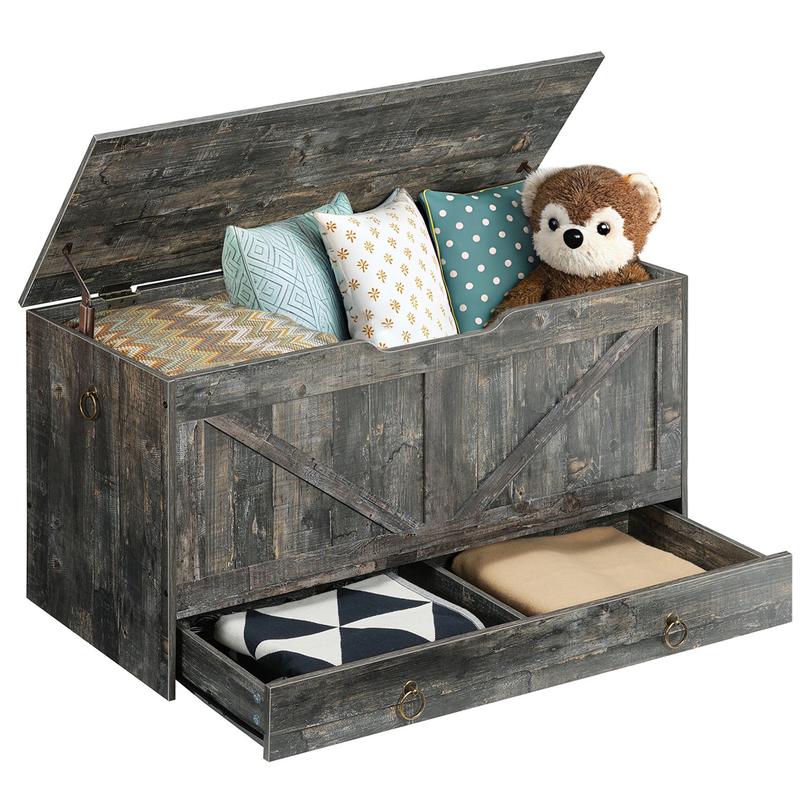 hoobro-storage-benches-coffre-jouets-gris-39-3-pouces image 1