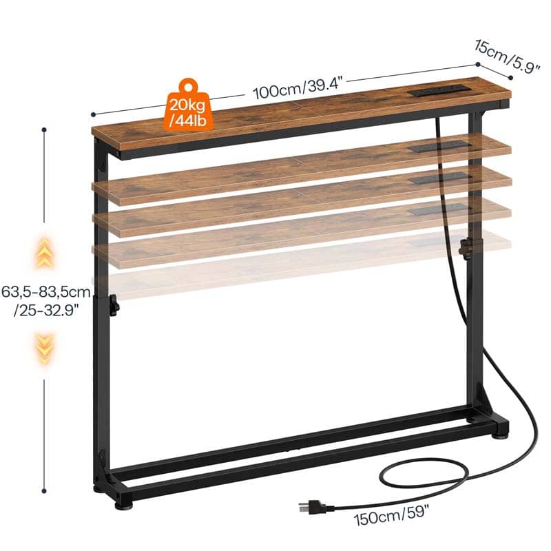 hoobro-console-table-console-troite-marron-avec-prises image 4