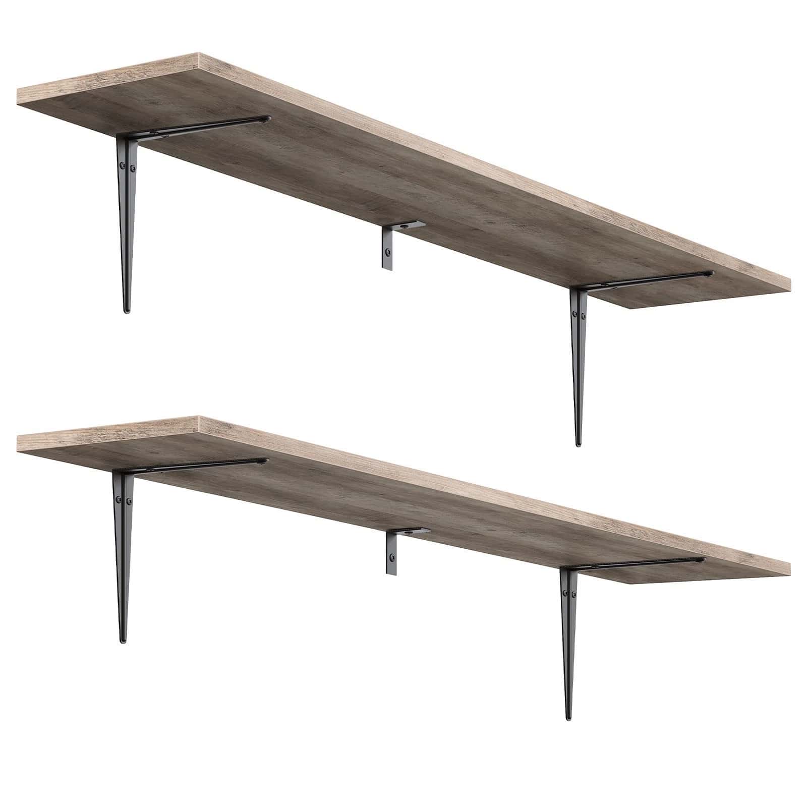 hoobro-tag-re-murale-bois-gr-ge-100-cm-avec-supports-m-tal image 3