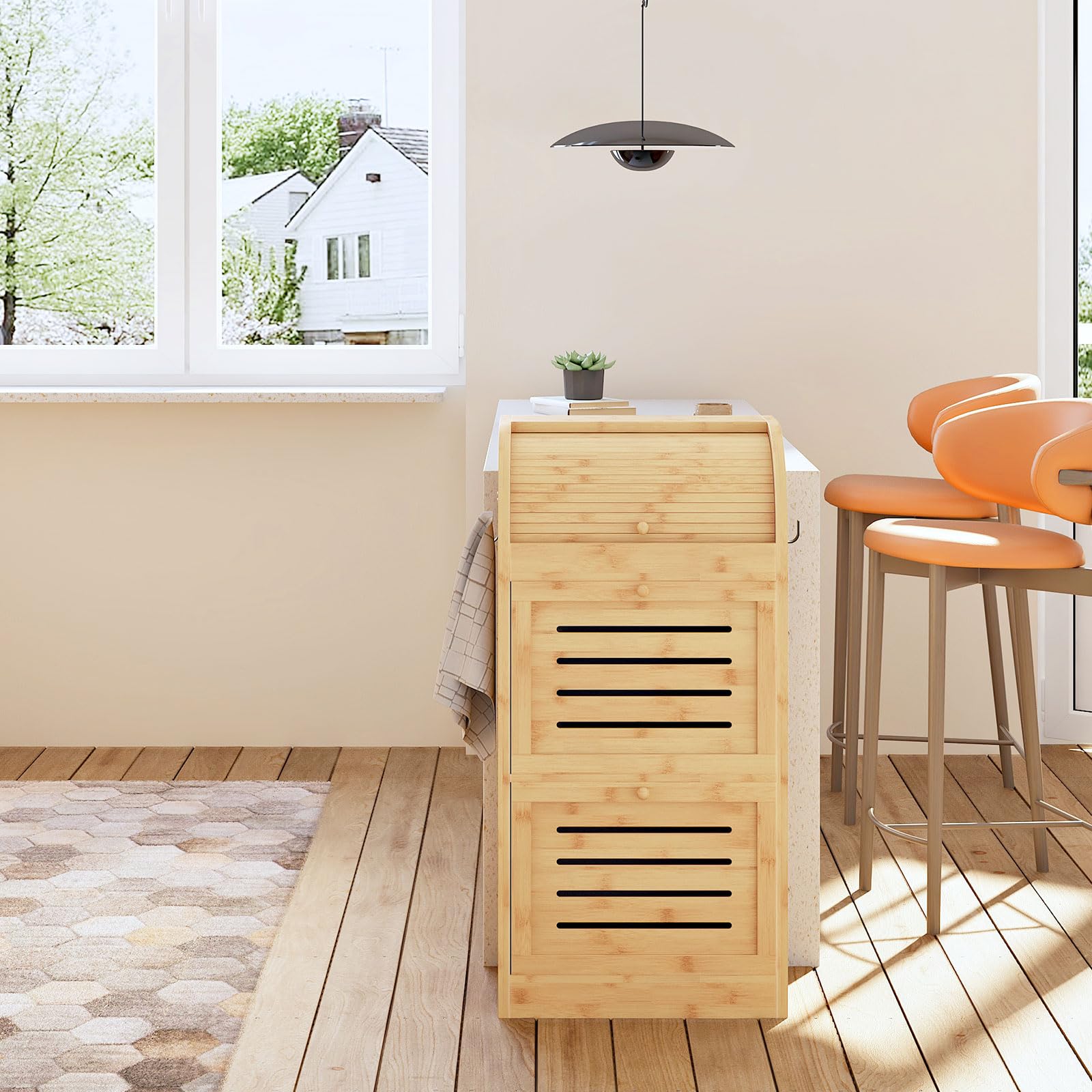 hoobro-kitchen-furniture-bo-te-bambou-naturel-3-tages-l-gumes image 4