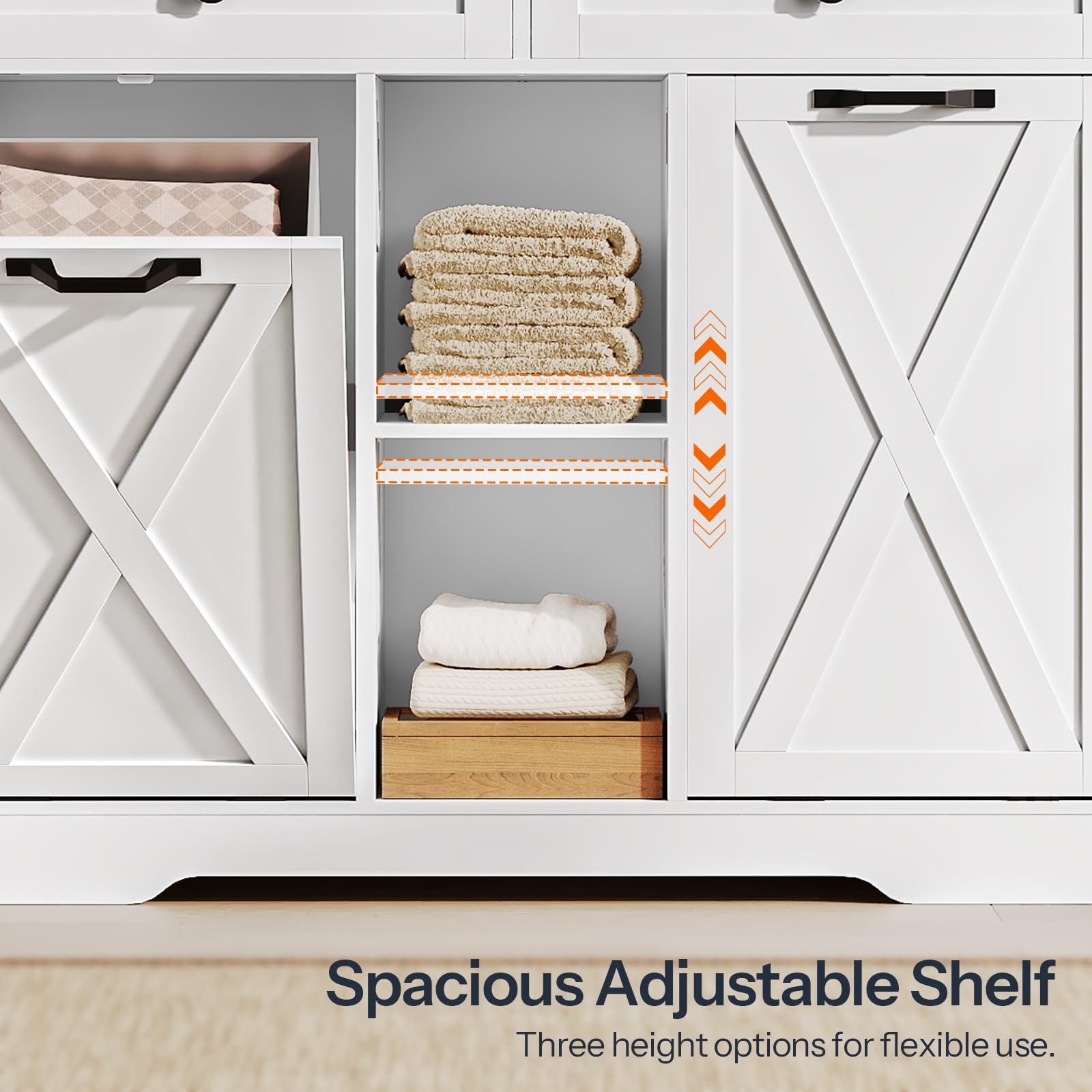 hoobro-meuble-panier-linge-double-blanc-87-l-avec-tag-re image 7