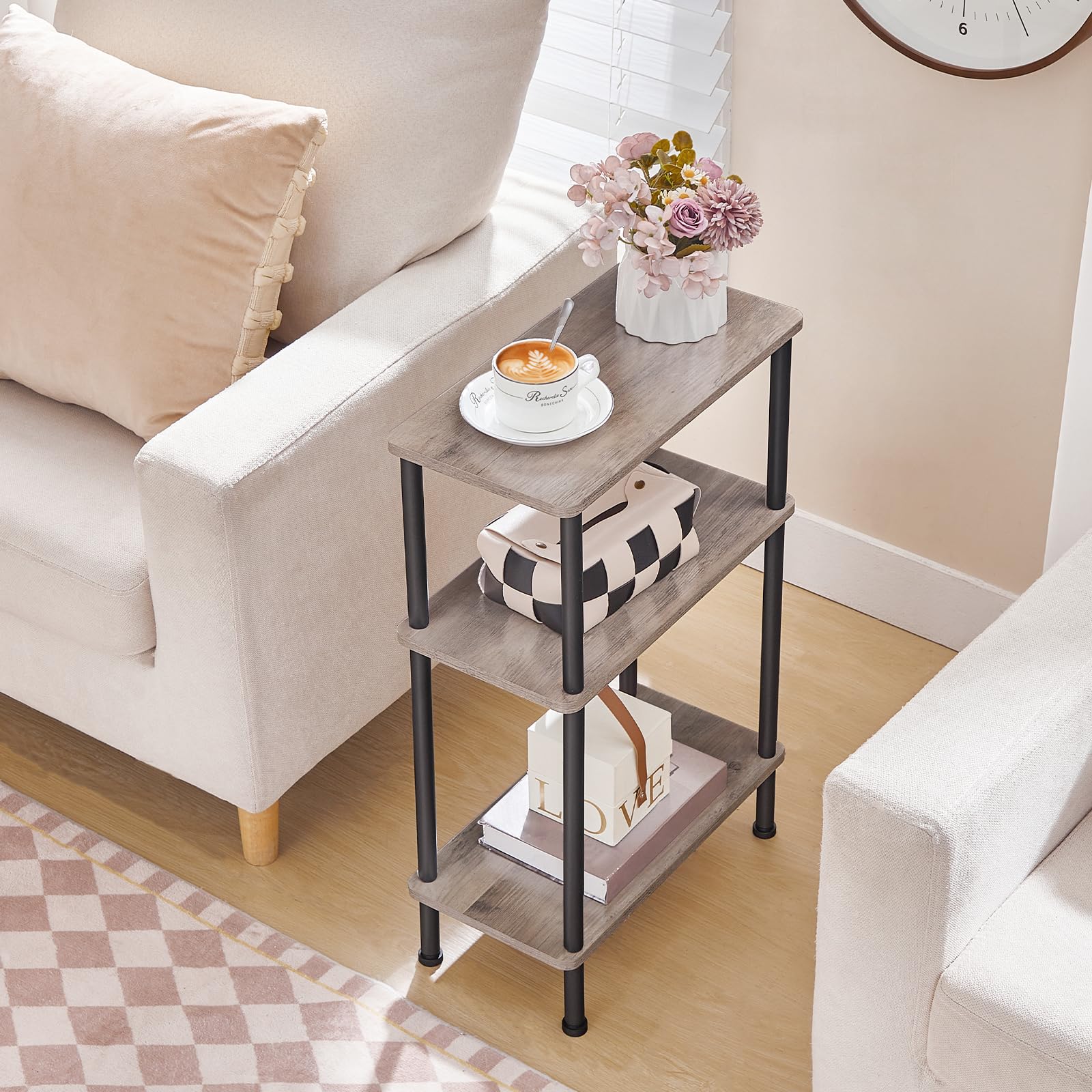 hoobro-bg246bz01-table-d-appoint-3-niveaux-greige image 2