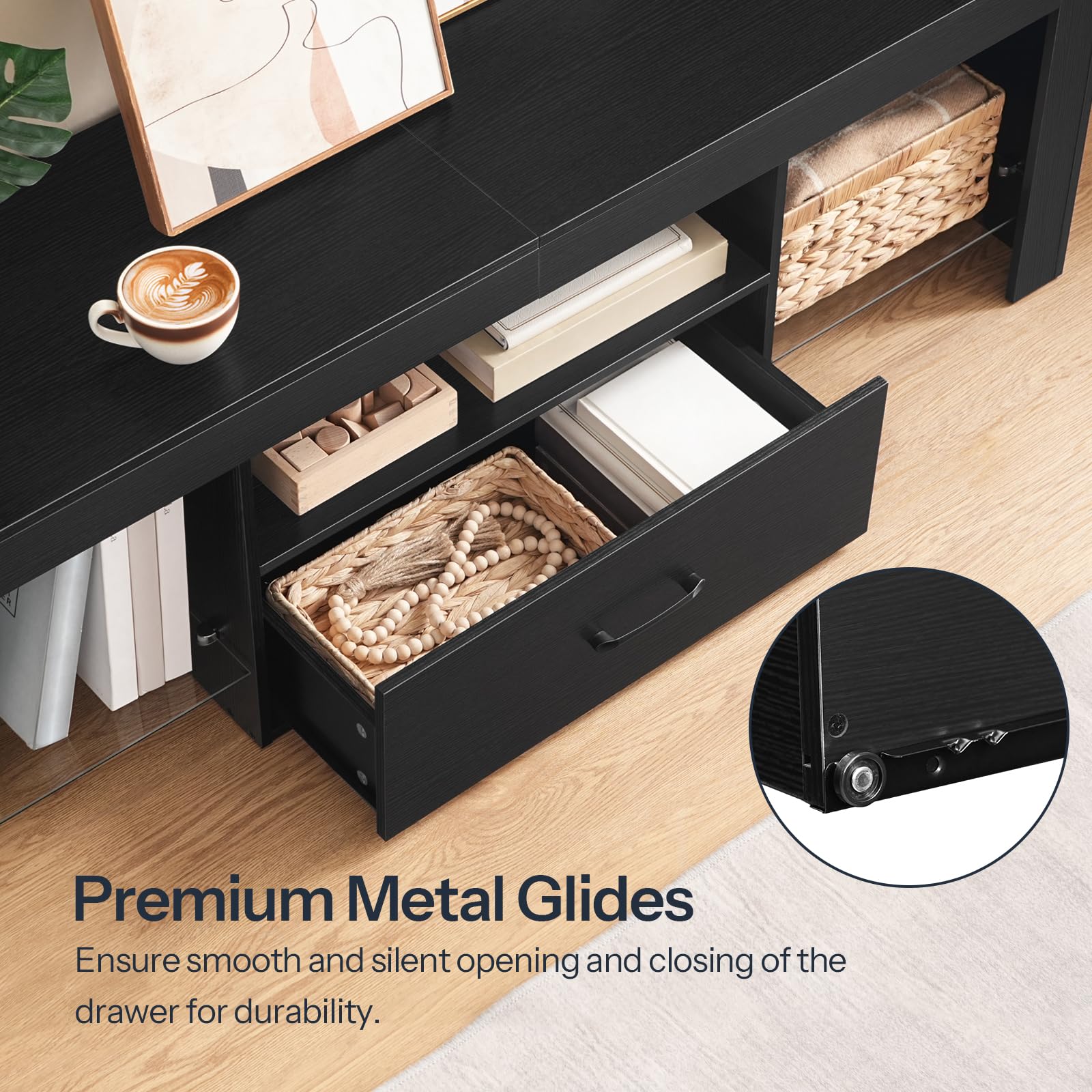 hoobro-meuble-tv-led-65-pouces-noir-avec-prises image 7