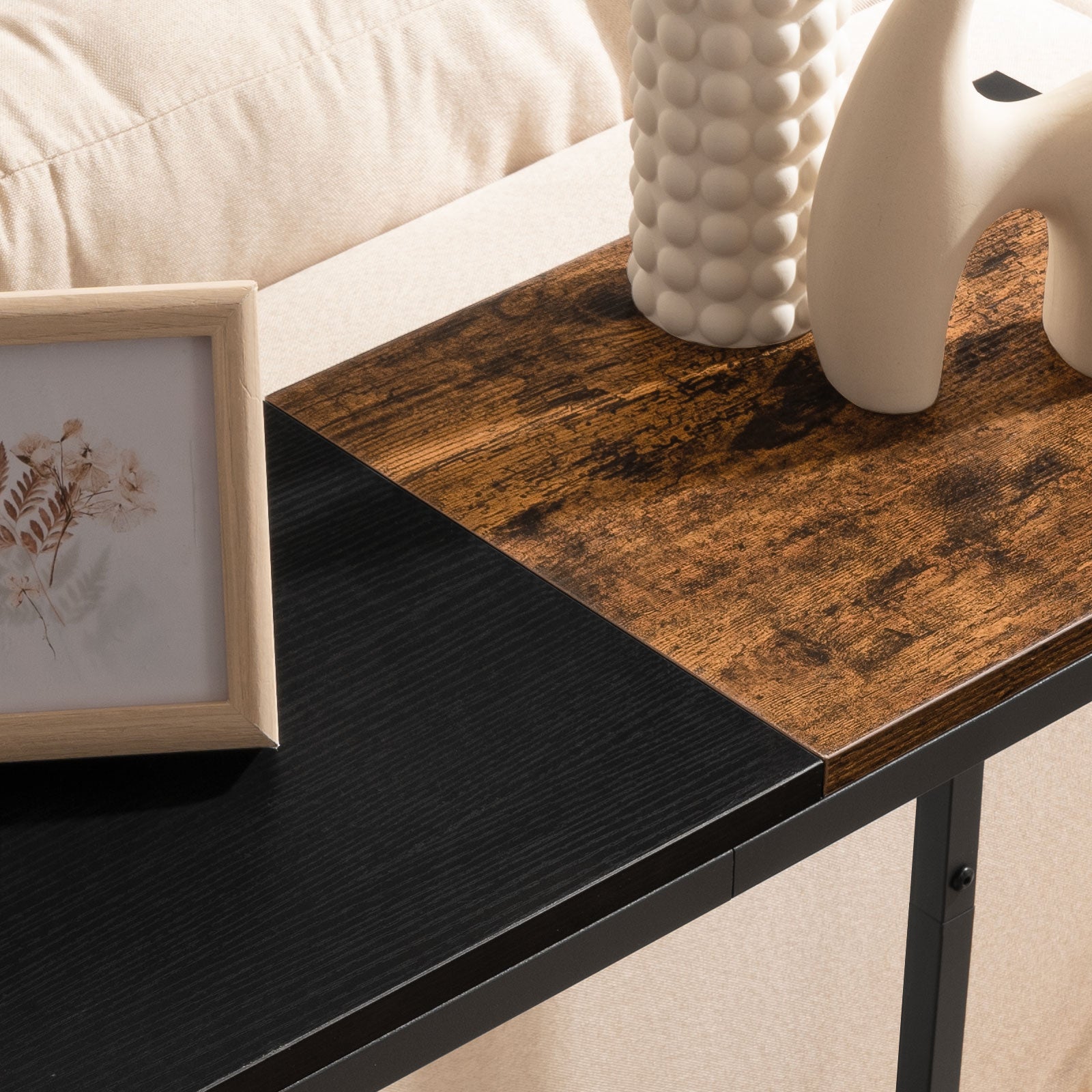 hoobro-console-table-console-entr-e-marron-44-9-pouces-prises image 7