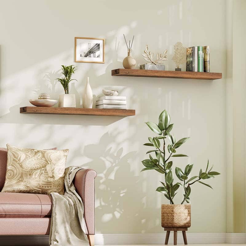 hoobro-storage-racks-lot-2-tag-res-murales-marron-80-cm image 3