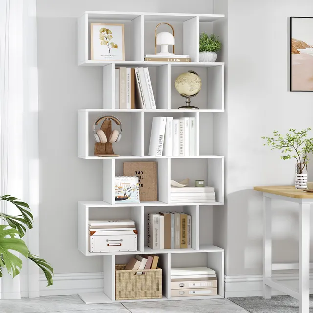 hexcelen-biblioth-ques-biblioth-que-blanche-6-niveaux image 1