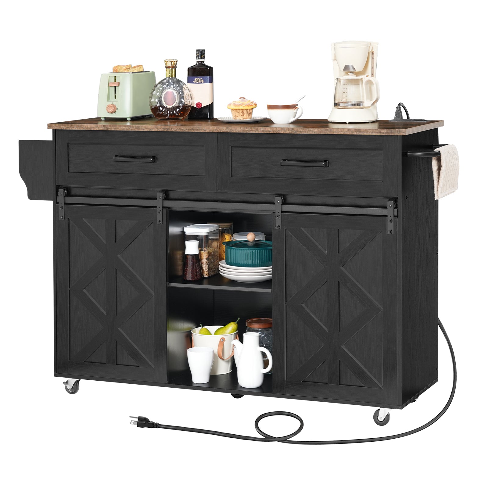 hoobro-kitchen-furniture-lot-cuisine-portes-grange-blanc image 7