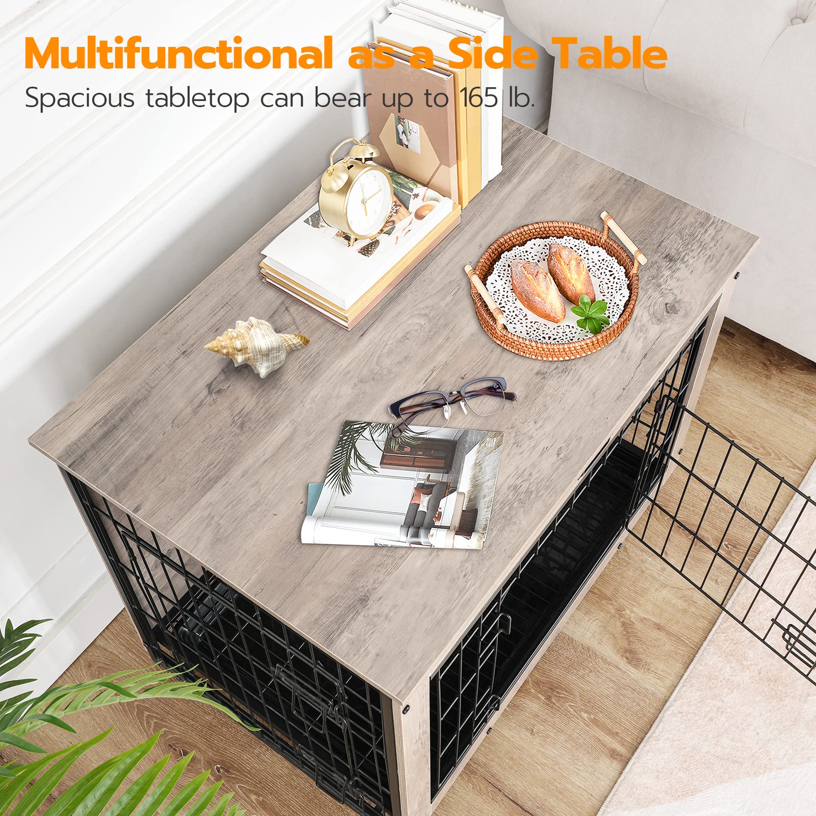 hoobro-pet-furniture-niche-chien-bois-98-cm-beige image 4