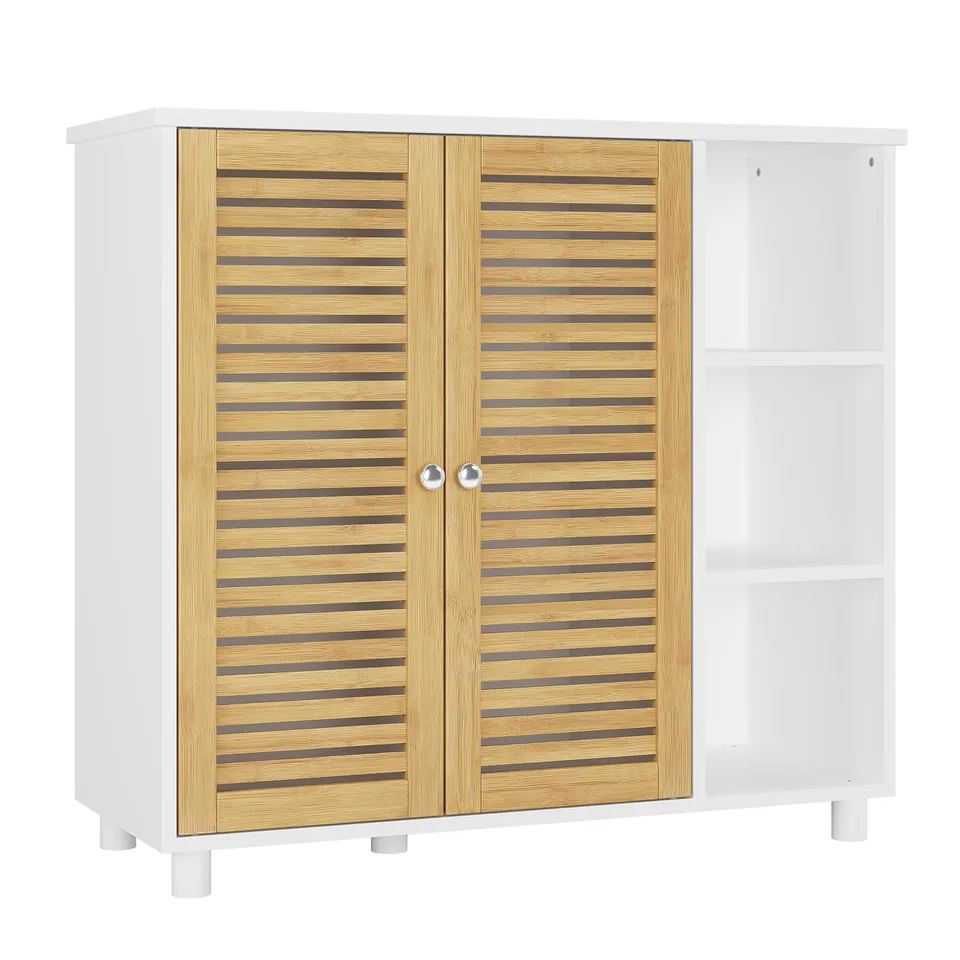 forabamb-commodes-de-salle-de-bain-77x30x80-cm-meuble-blanc-bambou image 1
