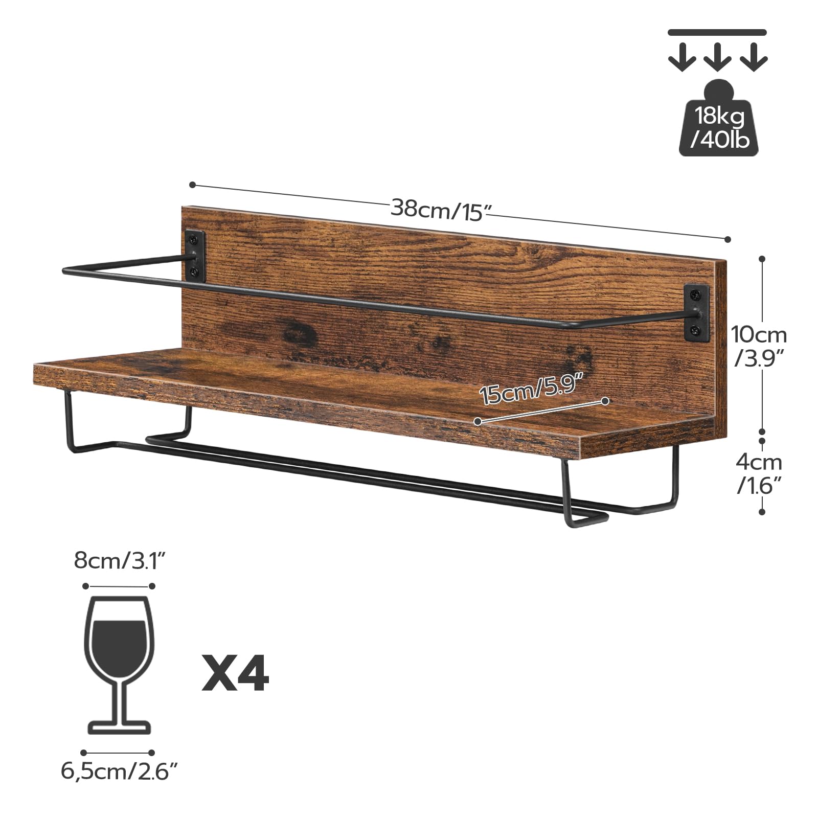 hoobro-beverage-counters-casier-vin-mural-marron-lot-2 image 3