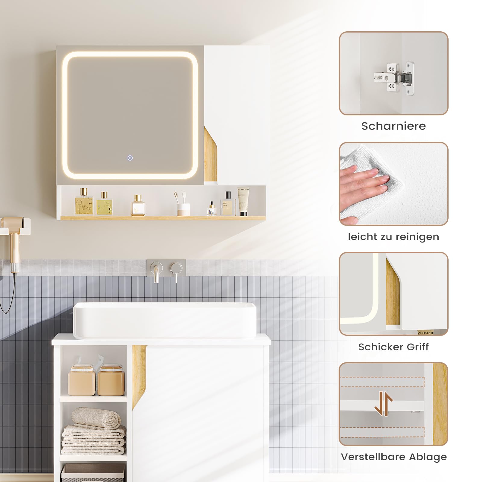 forabamb-armoires-murales-armoire-miroir-led-80-cm-blanc image 6