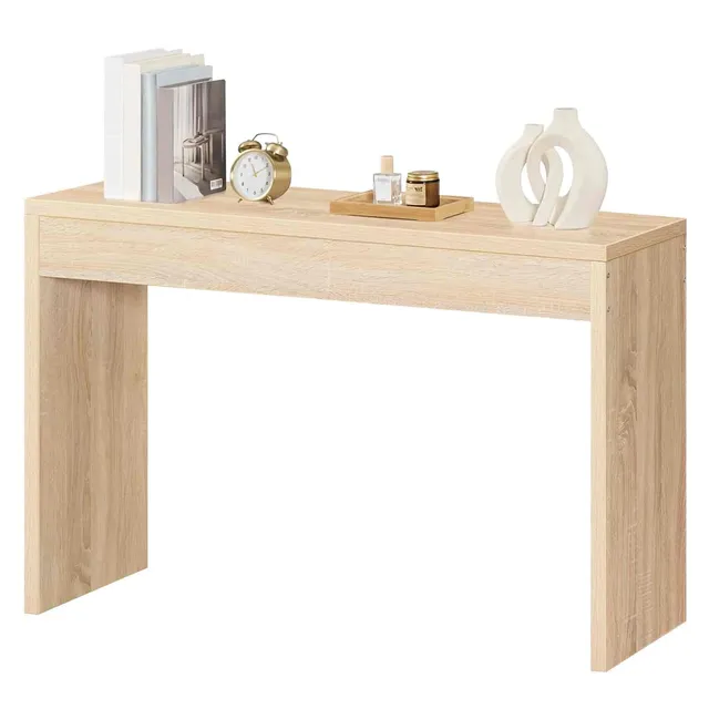hoobro-console-table-farmhouse-table-console-naturel-bois image 1