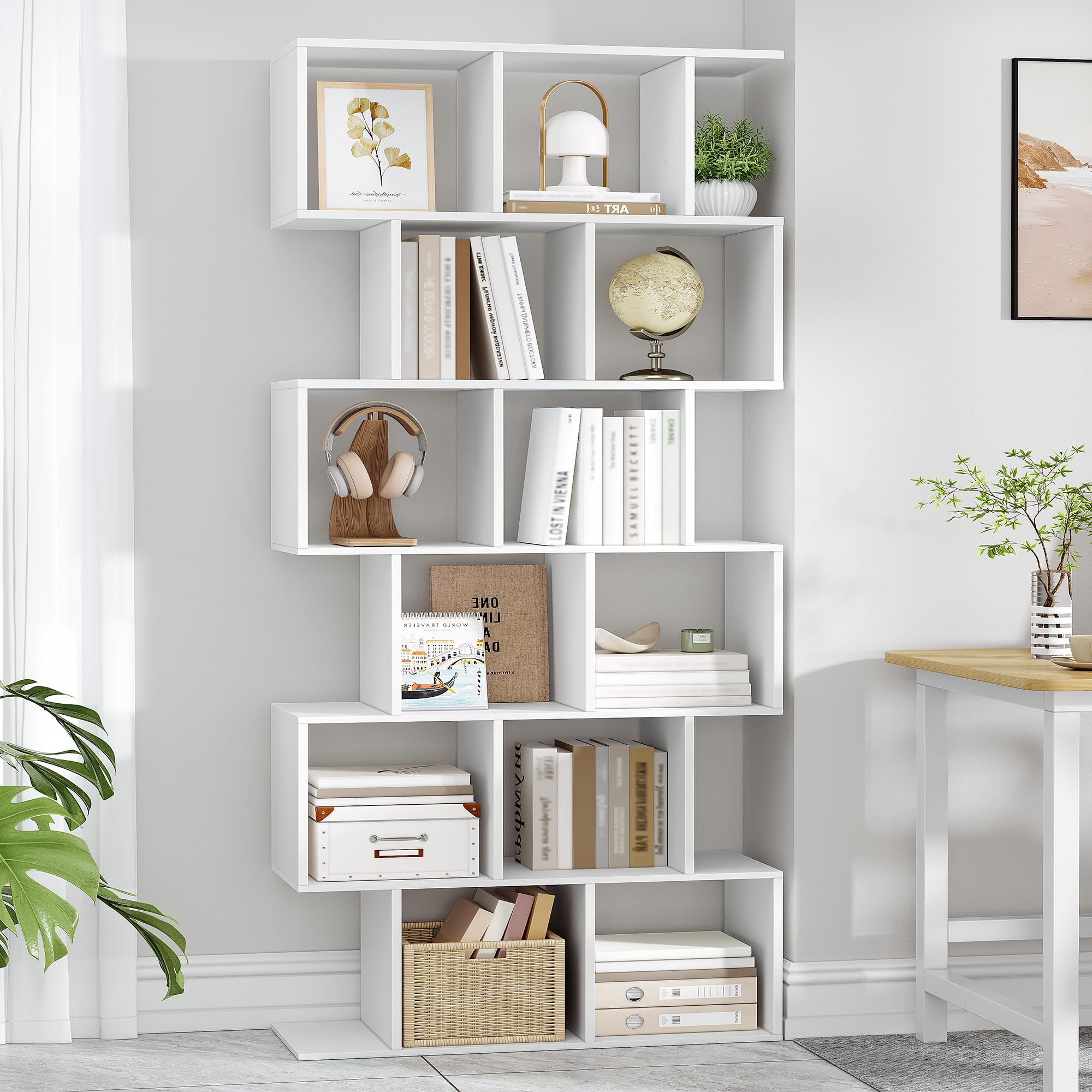 hexcelen-biblioth-ques-biblioth-que-blanche-6-niveaux image 1