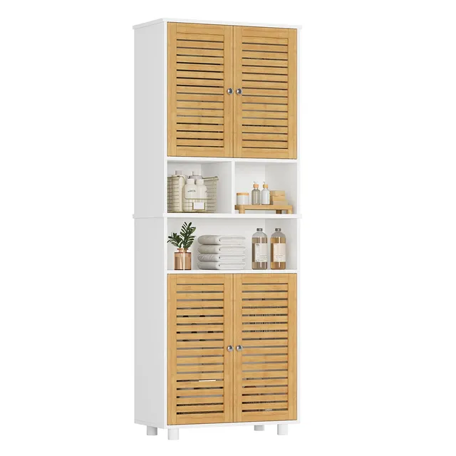 forabamb-armoire-haute-170-cm-blanc-bambou-tag-res image 1