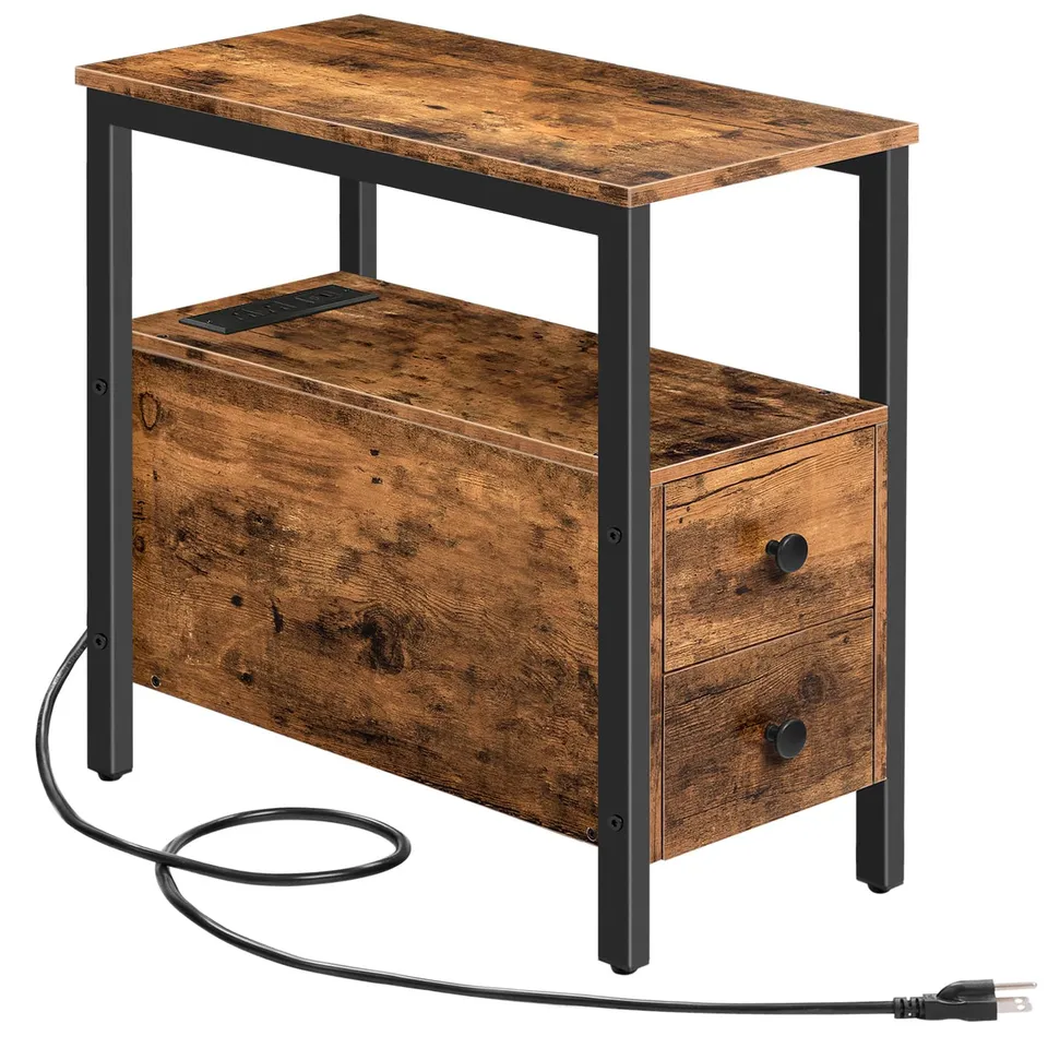 hoobro-side-tables-table-chevet-bf541bz01-prise-marron image 1