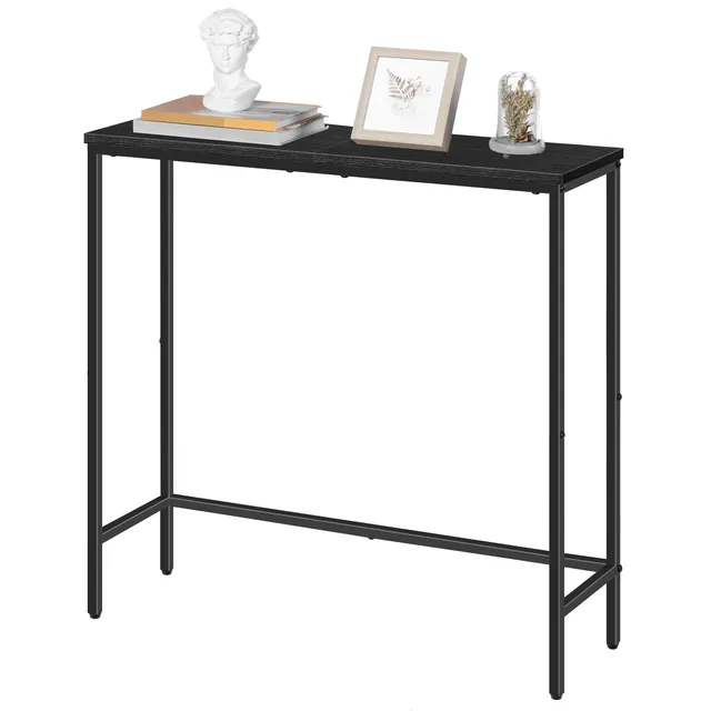 hoobro-console-table-slim-console-entr-e-noire-bois image 1