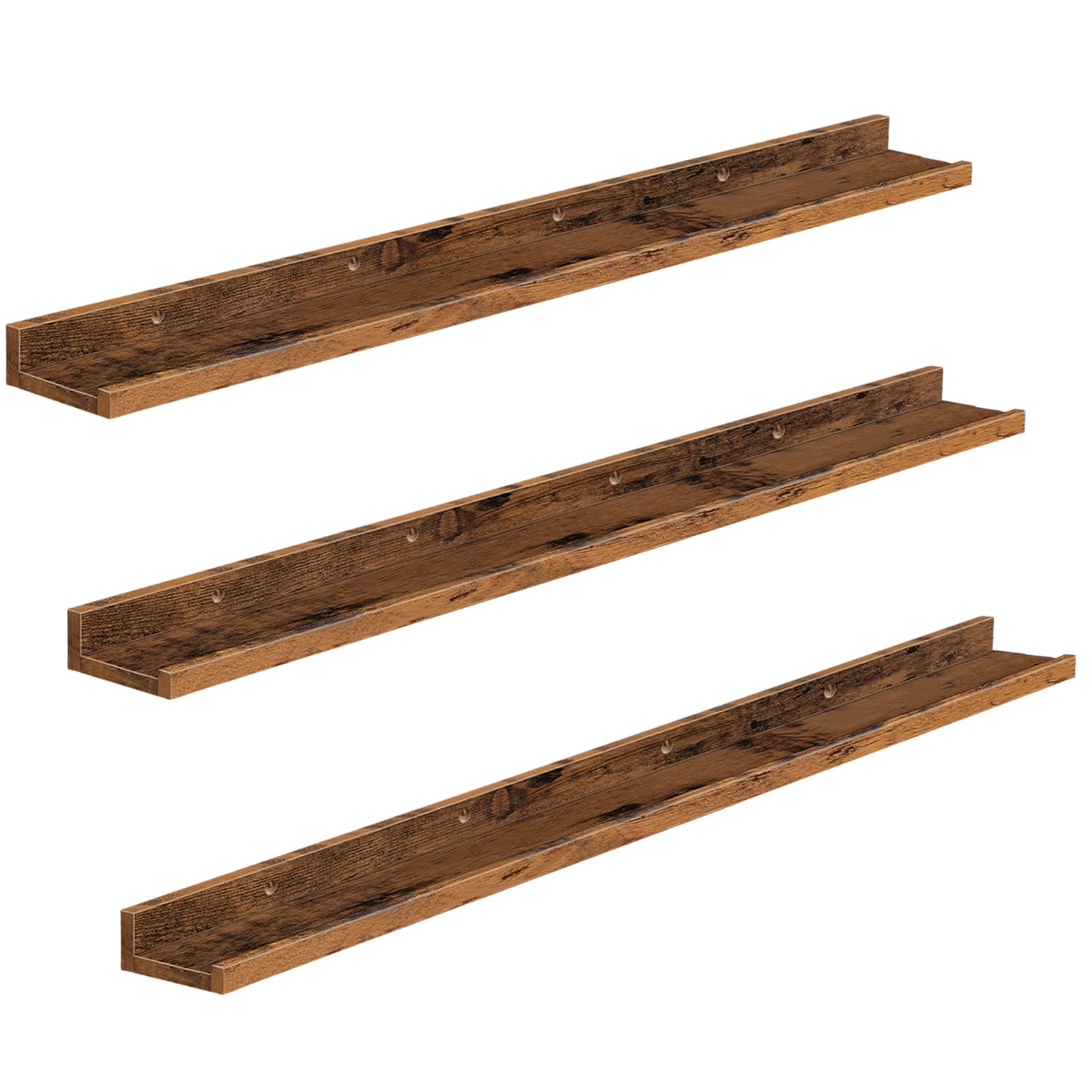 hoobro-storage-racks-tag-re-murale-marron-lot-de-3-longue image 3