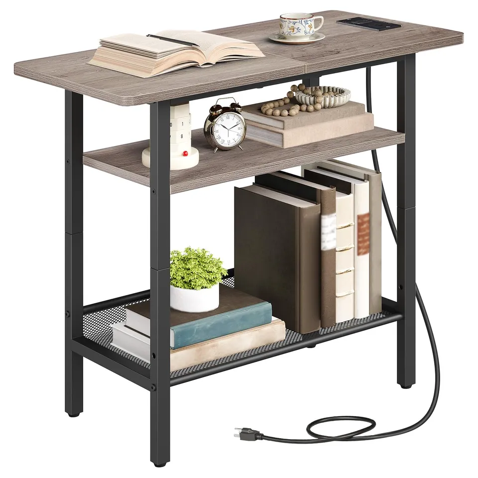 hoobro-bg366ubz01-table-d-appoint-prise-greige image 1