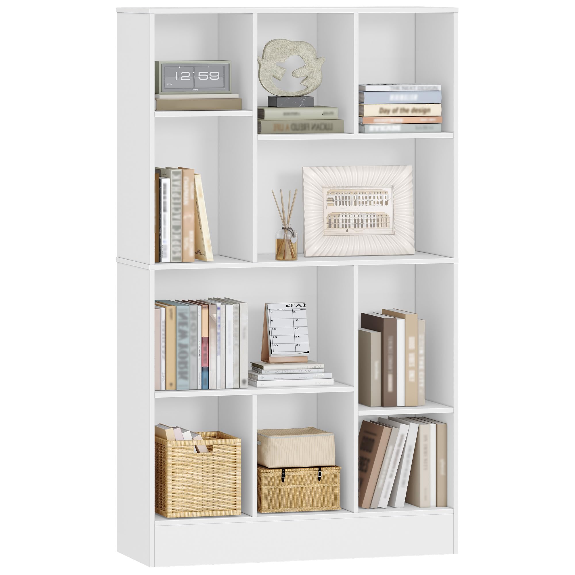 hexcelen-biblioth-que-blanche-10-cases-80x136-cm image 1
