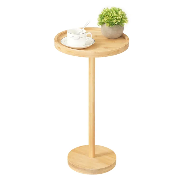 hoobro-side-tables-gu-ridon-rond-bambou-naturel image 1