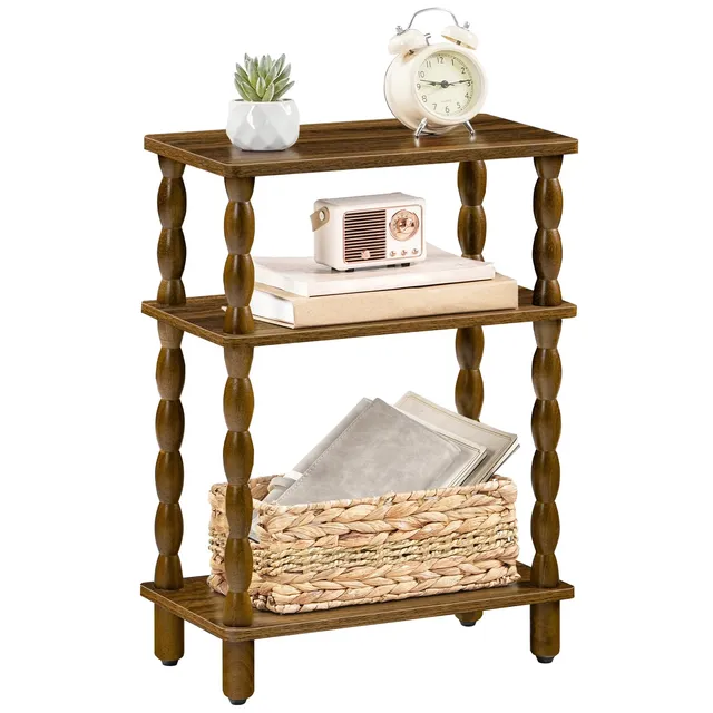 hoobro-wl462bz01-table-d-appoint-noyer-3-tag-res-pieds-bois image 1