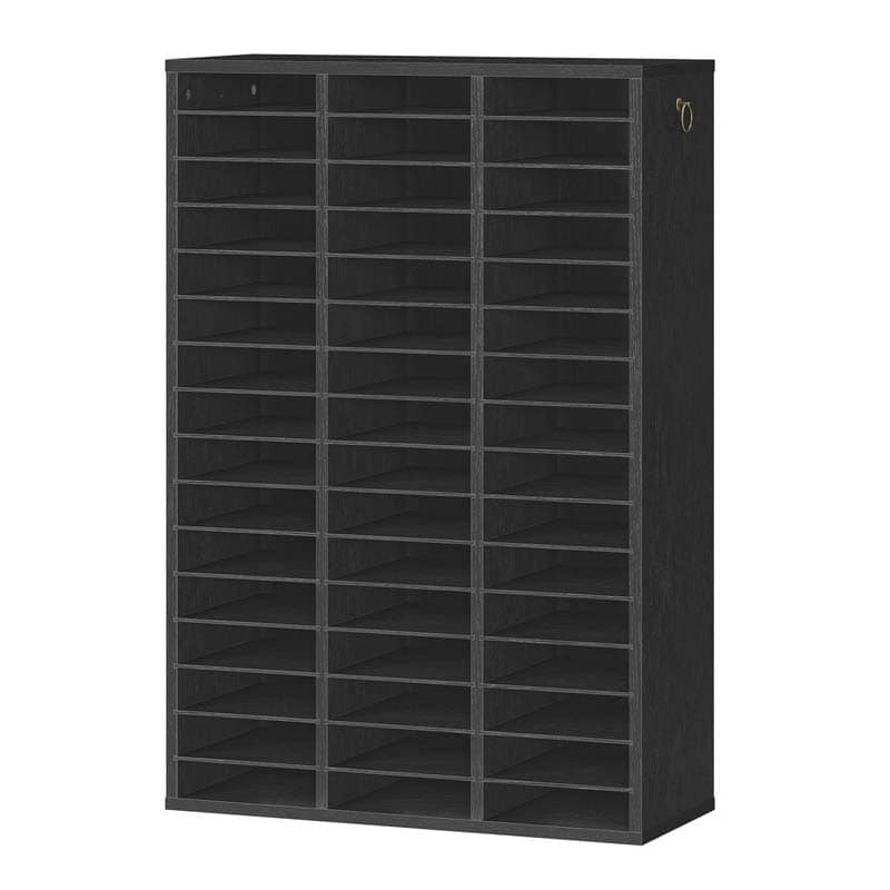 hoobro-trieur-courrier-48-cases-noir-bureau-bois-r-glable image 4